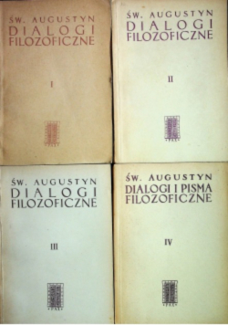 Dialogi i pisma filozoficzne Tom I do IV