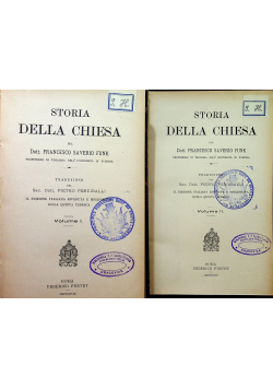 Storia della chiesa II tomy 1907 r.
