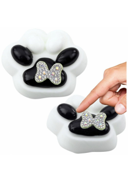 Gniotek Kocia łapka antystres Squishy biało-czarna