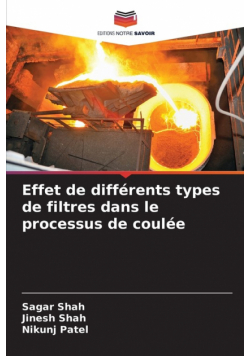 Effet de différents types de filtres dans le processus de coulée