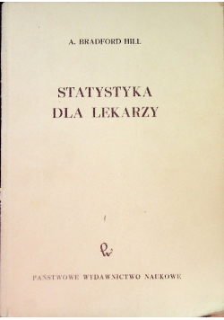 Statystyka dla lekarzy