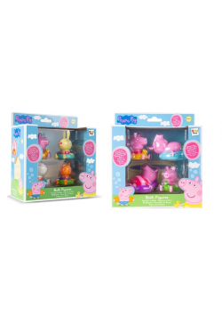 Peppa Pig - Zestaw 4 figurek do kąpieli mix