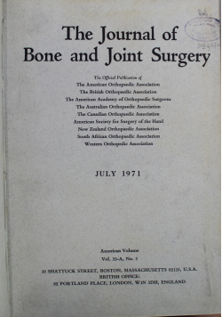 The Journal of Bone and Joint Surgery 4 Numery