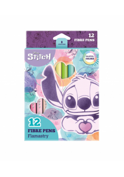 Flamastry Disney Fashion Stitch 12 kolorów pastel