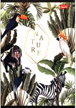 Zeszyt A5 w kratkę 60 kartek Nature 10 sztuk