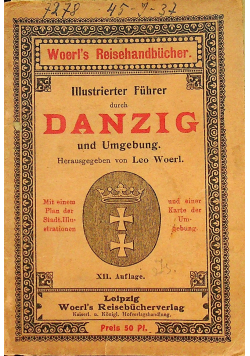 Fuhrer durch Danzig und Umgebung1905 r.