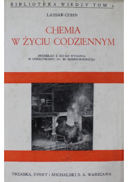 Chemia w życiu codziennym, 1930 r.