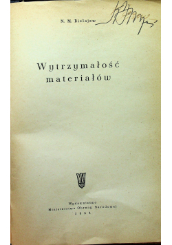 Wytrzymałość materiałów