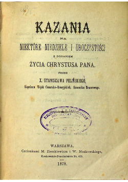 Kazania na niektóre niedziele i uroczystości / Podarek ślubny czyli rady przed ślubem około 1878 r.