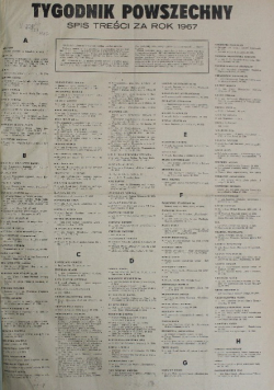 Tygodnik Powszechny Nr 1 do 53 / 67