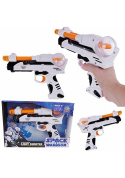 Pistolet kosmiczny błyskowy światło dźwięk