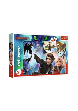 Puzzle 100 W krainie smoków TREFL
