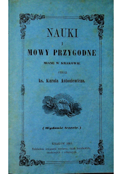 Nauki i mowy przygodne 1861 r.