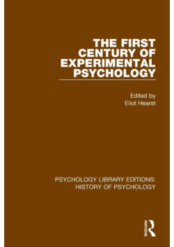 The First Century of Experimental Psychology