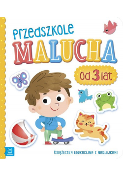 Przedszkole malucha od 3 lat Książeczka edukacyjna z naklejkami