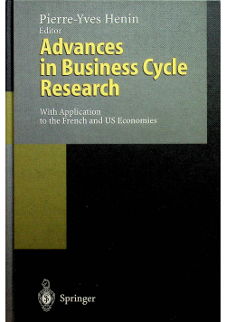 Advances in Business Cycle Research