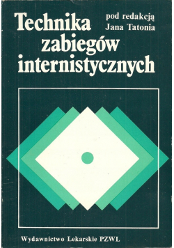 Technika zabiegów internistycznych