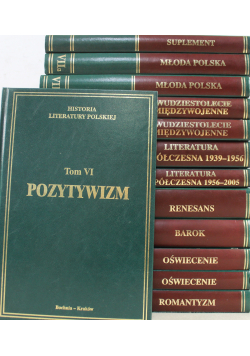 Historia literatury Polskiej 12 tomów  plus suplement