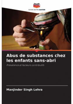 Abus de substances chez les enfants sans-abri