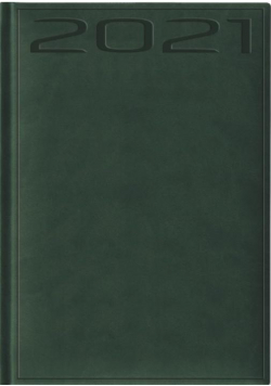 Terminarz 2021 A5 Print zielony