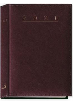 Terminarz 2020 A5 Madrid bordowy