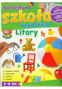 Naklejkowa szkoła angielskiego: Litery
