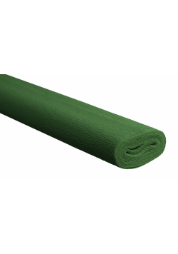 Bibuła krepina rolka 50x200 zielony ciemny