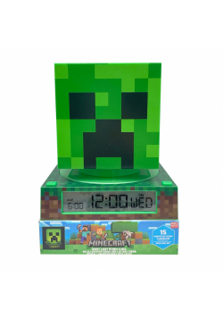 Lampka 3D z budzikiem Minecraft MIN3020