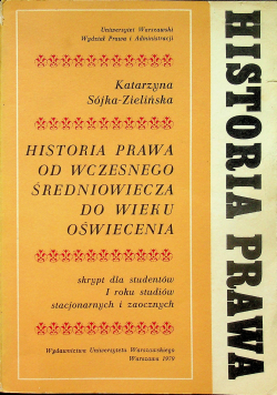 Historia prawa