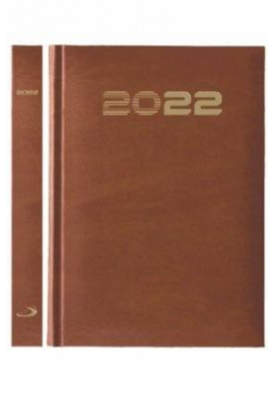 Kalendarz 2022 B6 Standard brązowy