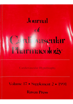 Jornual od Cardiovascular Pharmacology