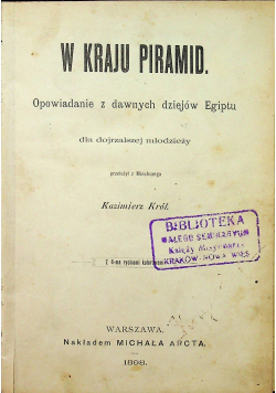W kraju piramid 1989 r.
