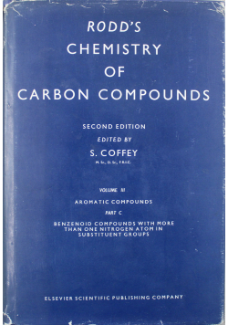 Rodds Chemistry of Carbon Compounds Volume III Aromatic Compounds Part C