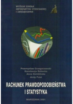 Rachunek prawdopodobieństwa i statystyka