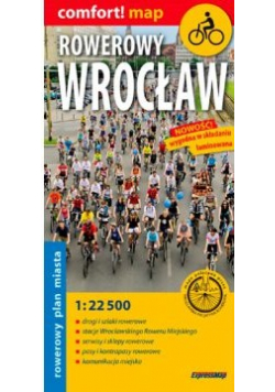 Comfort Map Rowerowy Wrocław 1:22 500 plan miasta