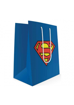 Torba prezentowa Superman 26x32x13 mix