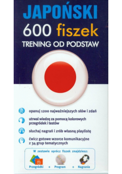 Klawczyński Adam - Japoński 600 fiszek Trening od podstaw +CD