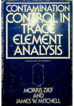 Contamination Control in Trace Element Analysis