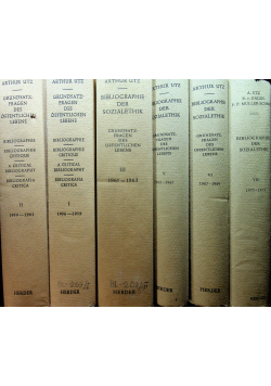 Bibliographie der sozialethik 6 tomów