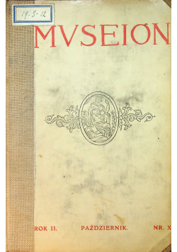 Museion miesięcznik 3 zeszyty 1912 r.