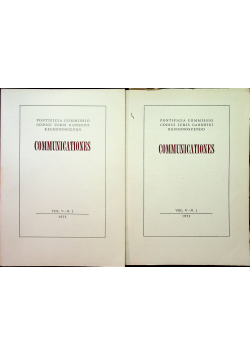 Communicationes Vol V N 1 - 2