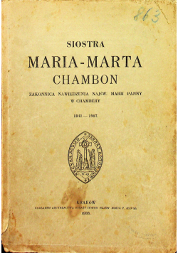 Zakonnica Nawiedzenia Najśw Marii Panny w Chambery 1938 r.