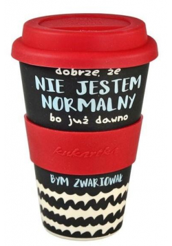 Kubek bambusowy BM-016 Nie jestem normalny