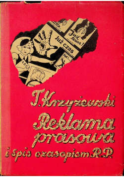 Reklama Prasowa i spis czasopism R P 1948 r plus dedykacja Krzyżewski