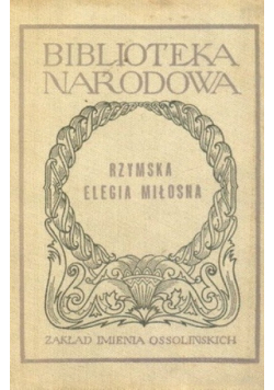 Rzymska elegia miłosna