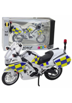 Motocykl policyjny ze światłem i dźwiękiem 1:12