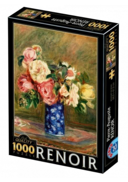 Puzzle 1000 Renoir, Bukiet róż