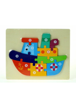Puzzle drewniane Łódka
