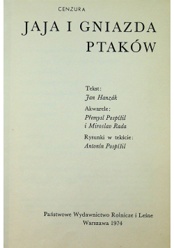 Jaja i gniazda ptaków