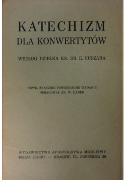 Katechizm dla konwertytów 1939r